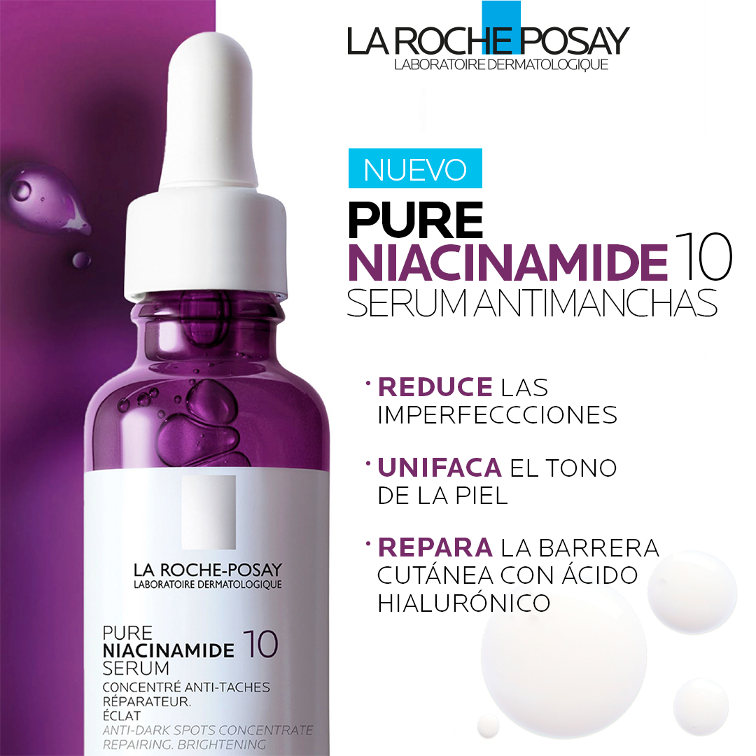 Sérum Pure Niaciamide 10 Apto para todo tipo de piel La Roche Posay
