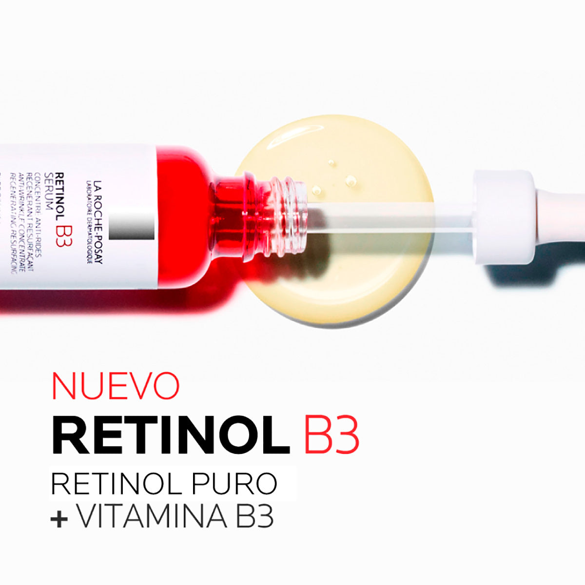 Sérum Retinol B3 concentrado antiarrugas, reparador y regenerador incluso para pieles sensibles La Roche-Posay