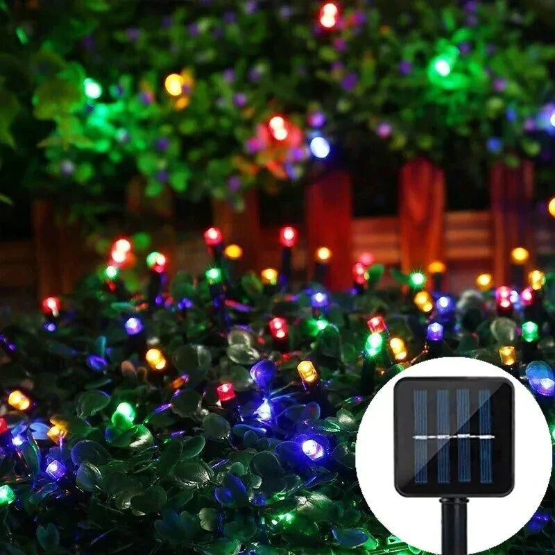 LEDS SOLARES DE COLORES NAVIDAD