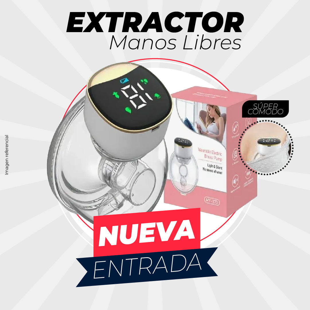 EXTRACTOR DE LECHE PORTÁTIL, Manos Libres 2024